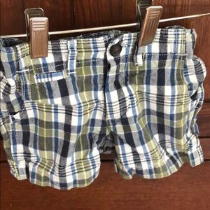 Boys plaid shorts